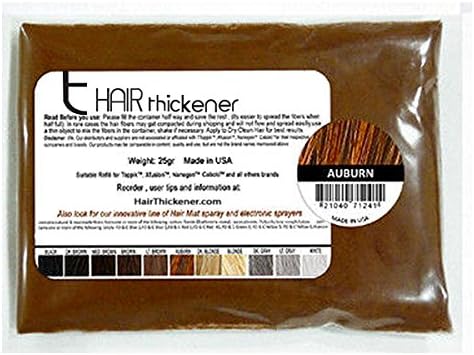 Keratin Hair Building Fibers 50 Grams Auburn Refill Your Caboki, Bottle Highest Grade