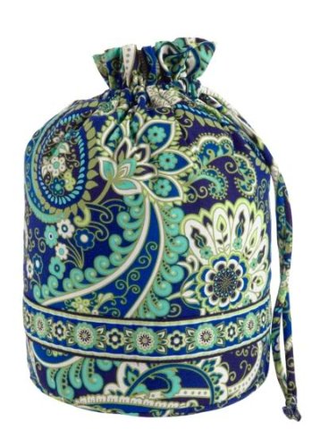 Vera Bradley Rhythm  Blues Ditty Bag Tote Cosmetic