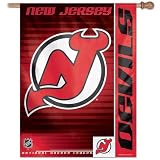 New Jersey Devils Vertical Flag: 27x37 Banner
