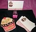 Just the Cutest High Heels Recipe Holder with Cupcake Spoon Rest and 20 Matching Cupcake Recipe Cards