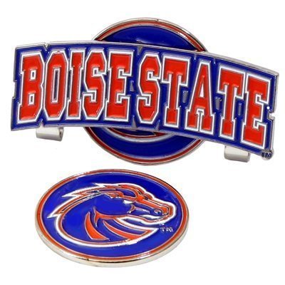 Boise State Broncos Slider Hat Clip W/ Golf Ball Marker - Ncaa College Athletics