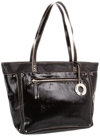 Nine West If the Tote Fits Med Shopper Tote,Black/Black,One Size