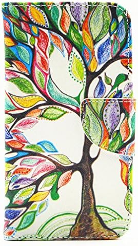 imagexia - For Galaxy S5 Case - [WALELT CASE] With Card Slot Style Tree Premium PU Leather [Stand View] Flip Skin Cover For Samsung Galaxy S5 SV