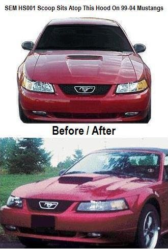 Ford Mustang GT Hood Scoop For 99-04 Models $259.99 Pre Painted To Match
