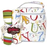 Trend Lab Dr Seuss ABC Bottle Bag and Burp Cloth Set