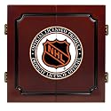 Halex 64777 NHL Logo Bristle Dartboard Cabinet Set with 18-Inch Diameter Sisal board