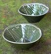 Stoneware bowls, 'Rounded Bananas' (pair)