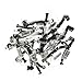 La Pipette 0.6 oz Individually Wrapped Black Licorice Pipes in a BlackTie Box (Pack of 20)