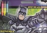 DC Batman Standard Floor Pad with Crayons