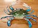 All Products : Large Replica Chesapeake Bay Blue Crab Wall Decor
