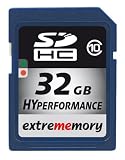 Extrememory HyPerformance Secure Digital High Capacity (SDHC) Card 32GB Speicherkarte