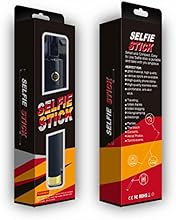 Selfie Stick, Perfectday Foldable Extendable Bluetooth Selfie Stick with Built-in Remote Shutter for iPhone 6s, 6, 6 Plus, 5, 5s, 5c - Black