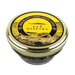 Bemka.com Californian Ossetra Transmontanous Farmed Caviar, 1-Ounce Jar by Bemka.com