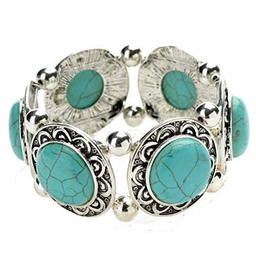 TS Tridal Vintage Women Turquoise Bracelet