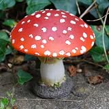 from Gardens2you Red Mushroom Resin Garden Ornament