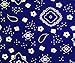 The Fabric Exchange Bandana Royal Blue Poly Cotton 58 Inch Wide Fabric by The Yard (F.E.)
