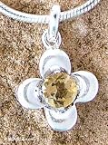 Citrine pendant necklace, Lucky Clover 16.5 L 51vlkkBLBbL. SL160 Citrine pendant necklace, Lucky Clover 16.5 L