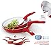 Bialetti Aeternum Red 7252 8 Piece Cookware Set