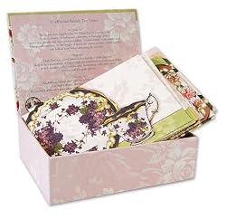 Tea Time - Box of 10 Assorted textured cards and envelopes