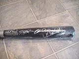 2011 Texas Rangers Team Players Signed Autographed Baseball Bat Coa Josh Hamilton,Michael Young,Ian Kinsler