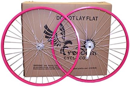 Freedom 26 in Beach Cruiser Wheel Set (Neon Pink)