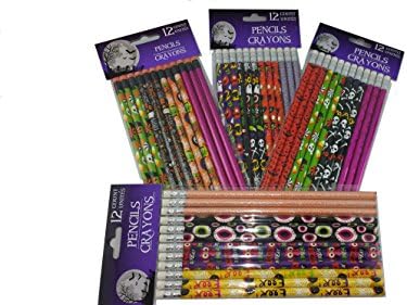Trick or Treat Halloween No. 2 Pencils 4 Piece Bundle