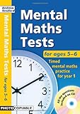 Mental maths tests for ages 5-6