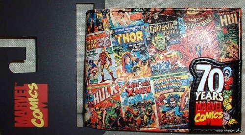  Marvel Comics 70 Years Comic Book Covers Bi-Fold WALLET