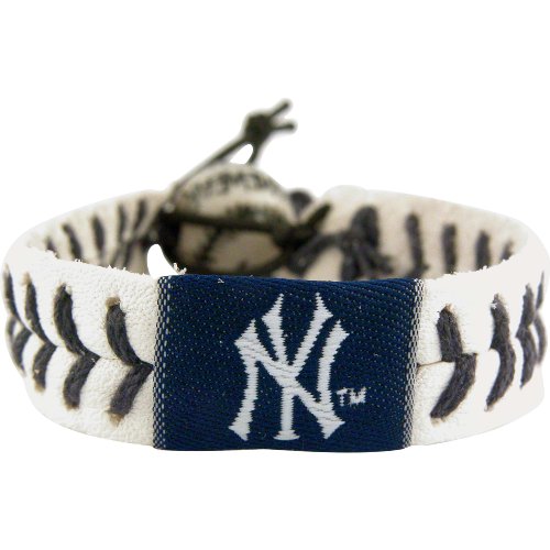 Gamewear Yankees Authentic Band Gamewear Mlb Leather Wrist Bands