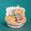 Fall Leaves Candle Topper by Annalee Fall Leaves Candle Topper by Annalee