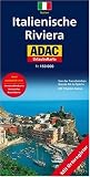  : ADAC UrlaubsKarte Italienische Riviera 1 : 150 000: Von der franz&ouml;sischen Grenze bis La Spézia. Mit Cityplan Genua. Mit Ortsregister, Fernstra&szlig;enkarte, Reiseinfos, Reisef&uuml;hrer