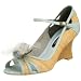 STRAWBERRY-FIELDS(ストロベリーフィールズ) お花畑みたいなオープントウパンプス 411-2742