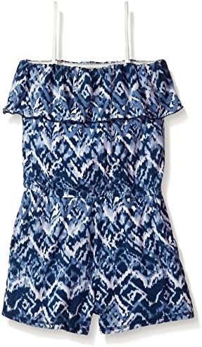 T2Love Girls' Aztec Print Ruffle Romper
