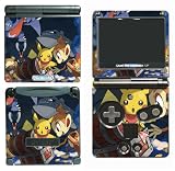 Pokemon Chimchar Pikachu game Vinyl Decal Skin Protector Cover 11 for Nintendo GBA SP Gameboy Advance Game Boy