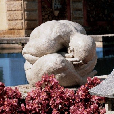 Design Toscano NG30369 Meditating Shy Yogi of Bali Sculpture in Stone