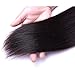 DFX Hair Silky Straight Human Hair Bundles Virgin Brazilian Straight Hair Weave Bundles Natural Black Color … (16IN, Straight one Bundle)