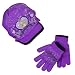 Girl's Disney Hannah Montana Purple Knit Radar Hat and Gloves Set (7-14)