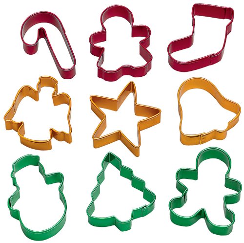 Wilton Holiday Cookie Cutter Set of 9