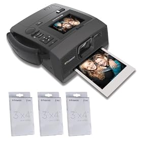 Polaroid Z340 Instant Digital Camera with ZINK Printing Technology + Polaroid 3X4 Zink... by Polaroid