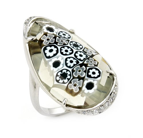 Black And White Flowers With Color Accents. 51vmPWKbbVL Millefiori Black