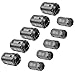 Pack of 10 Magnetic Ferrite Core Cord RFI EMI Noise Suppressor Cable Clip (5mm+13mm inner diameter)