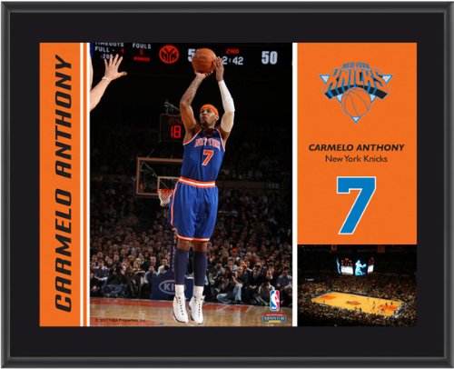 Mounted Memories New York Knicks Carmelo Anthony 10X13 Sublimated Plaque