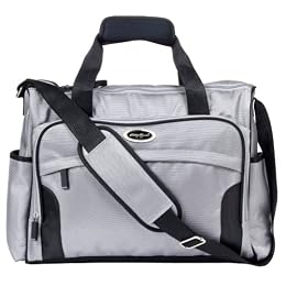 Eddie Bauer Davenport Duffle Diaper Bag - Silver