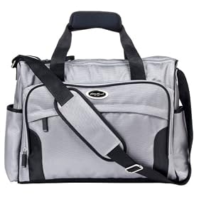Eddie Bauer Davenport Duffle Diaper Bag - Silver Eddie Bauer Davenport Duffle Diaper Bag - Silver