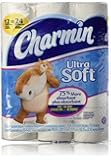 Charmin Ultra Soft Toilet Paper 12 Double Rolls