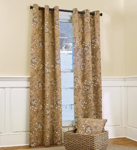 Thermalogic 63L Grommet-Top Insulated Curtains in Vintage Multi-Floral