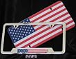 USA Flag License Frame and Plate Kit