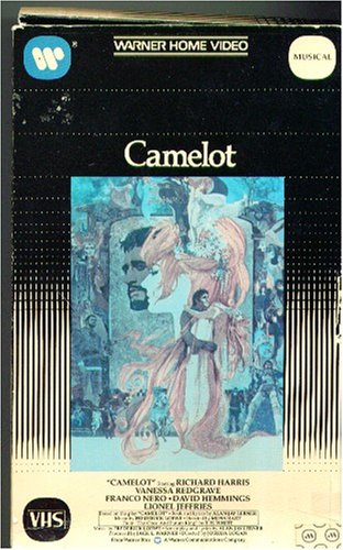 Camelot. 2 VHS tapes. 1981 Warner Bros. video release.