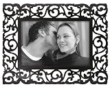 Black Scroll-Metal Picture Frame 4x6\