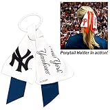 NEW YORK YANKEES PONYTAIL HOLDER HAIR TIE RIBBON